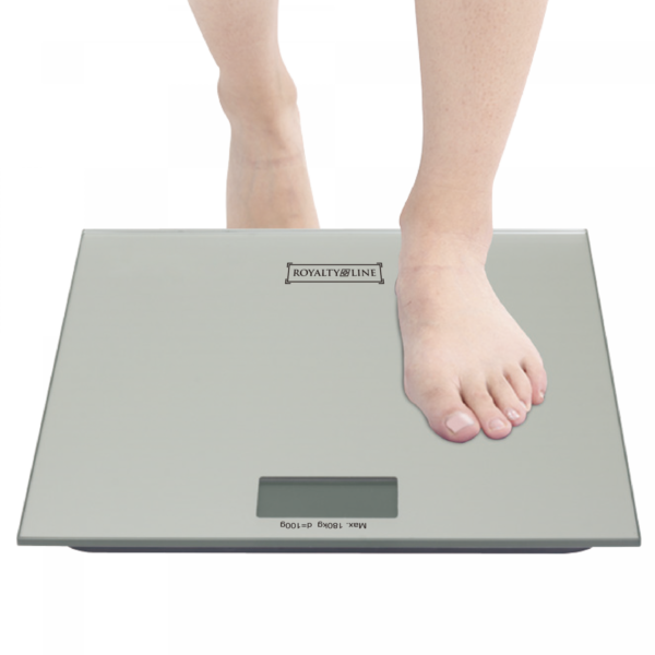 Royalty Line RL-PS3: Digital LED Weight Scale Silver - Image 3